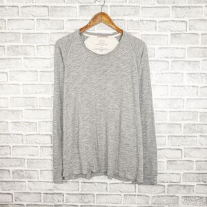 APOLIS Men's Crew Neck Pullover Sweatshirt tee heather Gray XL